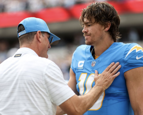 Jim Harbaugh, Justin Herbert